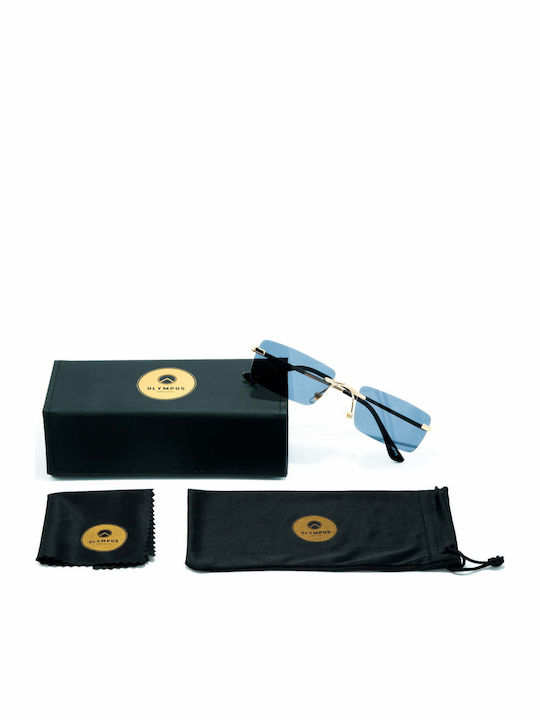 Olympus Sunglasses Hercules Unisex Γυαλιά Ηλίου με Μεταλλικό Σκελετό Gold Black 01-059