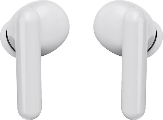 Denver TWE-38 In-ear Bluetooth Handsfree Căști cu Carcasă de Încărcare Alb