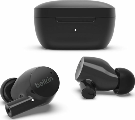 Belkin Soundform Rise In ear Bluetooth хендсфри Слушалки с Устойчивост на Пот и Кутийка за Зареждане Черен
