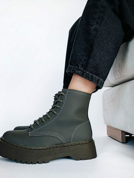 Women's Ankle Boots Khaki