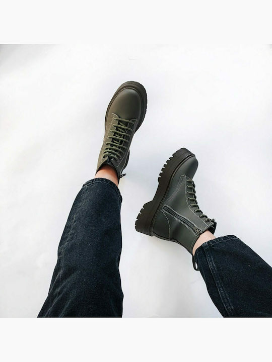 Women's Ankle Boots Khaki