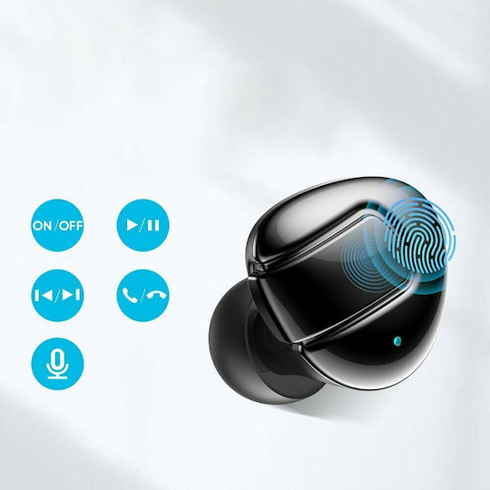 Joyroom JR-TL10 In-Ear Bluetooth-Freisprecheinrichtung Kopfhörer mit Ladeetui Schwarz