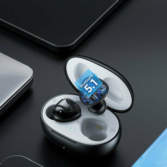 Joyroom JR-TL10 In-Ear Bluetooth-Freisprecheinrichtung Kopfhörer mit Ladeetui Schwarz