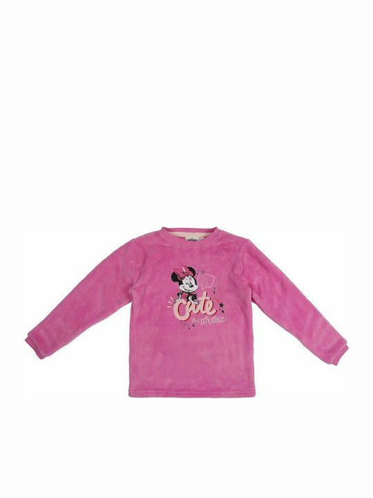 Cerda Kinder-Nachtwäsche Winter Fleece Rosa Minnie Mouse