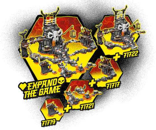 LEGO Ninjago Skull Sorcerer's Dragon για 9+ Ετών