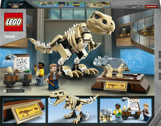 LEGO Jurassic World T Rex Dinosaur Fossil Exhibition Für 7+ Jahre 198 Stück