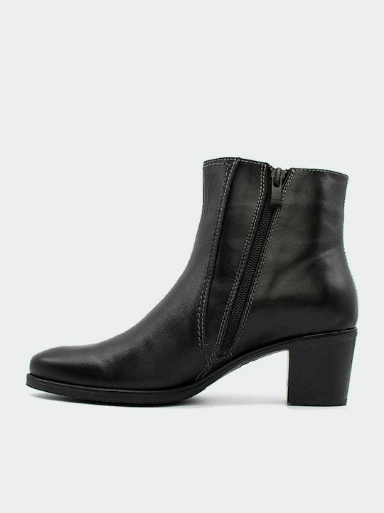 Softies Leather Women's Ankle Boots Black