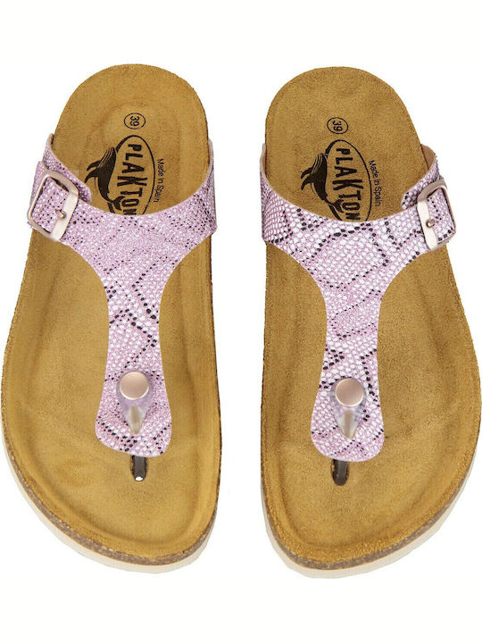 Bolero Leather Women's Flat Sandals Anatomic Rose