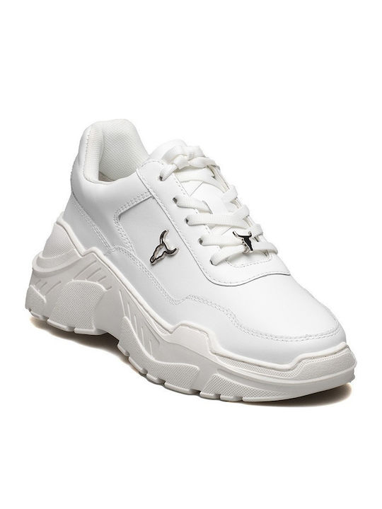 Carte Damen Chunky Sneakers Weiß