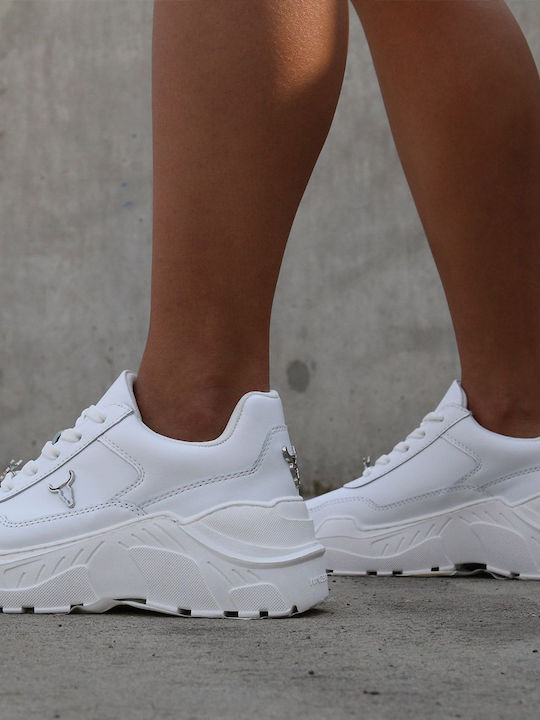 Carte Damen Chunky Sneakers Weiß
