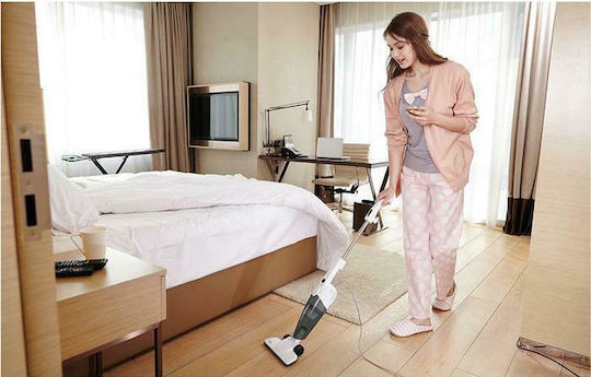 Deerma DEM-DX118C Ηλεκτρική Σκούπα 2 σε 1 Stick & Χειρός 600W Λευκή