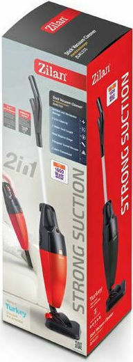 Zilan Zilan Elektrischer Stielstaubsauger 2 in 1 Stick & Hand 800W Schwarze