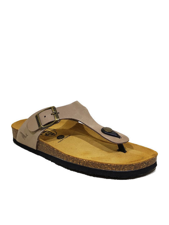 Bolero Leather Women's Flat Sandals Anatomic Taupe