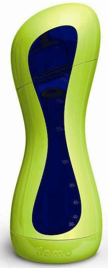 Iiamo Plastic Baby Bottle Go Anti-Colic with Silicone Nipple for 0+, 0+ m, months Green Green-Blue 180ml