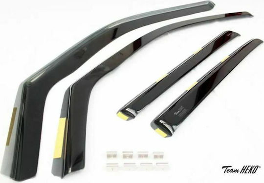 Heko Set deflectoare de vânt Dark Fime pentru Toyota Yaris 5D 2019 4buc