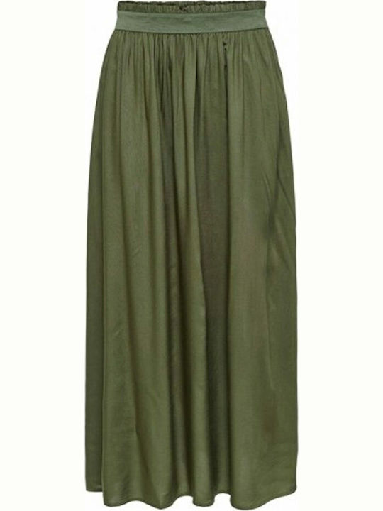 Venedig High-waisted Maxi Skirt Green