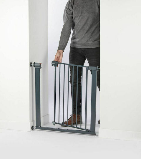 Safety 1st Easy Close Foldable Security Door Simple Placement made of Metal in Black Color 80x73cm 1pcs