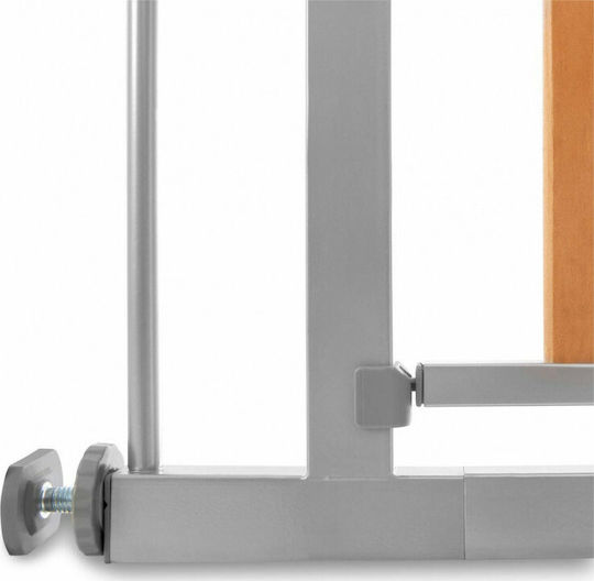 Hauck Foldable Security Door Simple Placement made of Wood in Beige Color 89x89cm 1pcs