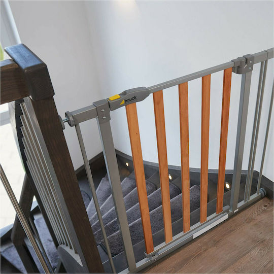 Hauck Foldable Security Door Simple Placement made of Wood in Beige Color 89x89cm 1pcs