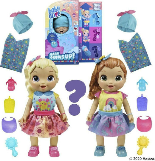Hasbro Baby Doll Set Baby that Grows for 3+ Years (Various Designs/Assortments of Designs) 1pc