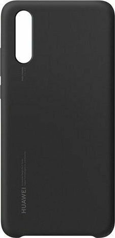 Huawei Silicon Cover Back Cover Σιλικόνης Μαύρο (Huawei P20)