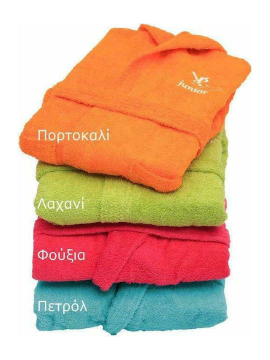 Viopros Παιδικό Μπουρνούζι Τζέσι Κόκκινο με Κουκούλα
