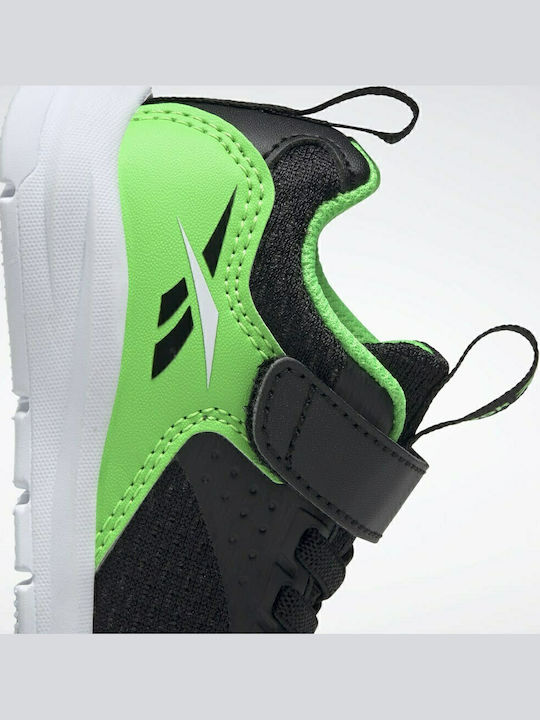Rush Runner Rush Runner Kids Sports Shoes Running with Hoop & Loop Closure Core Black / Solar Lime / Cloud White