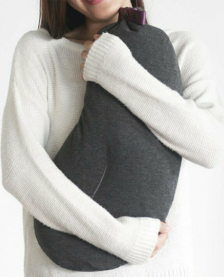 Allocacoc Aubergine Inflatable Travel Pillow 72.5x38.3cm Gray