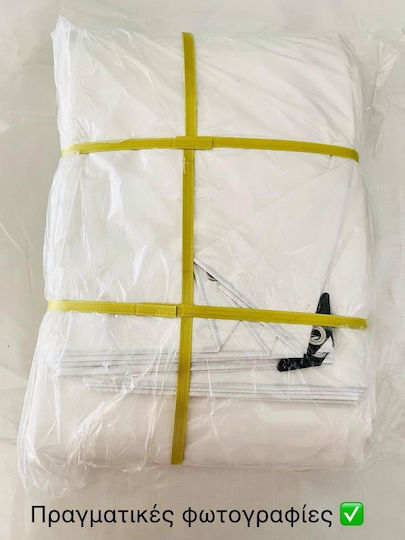 Dalimond Waterproof Tarpaulin 250gr/m² 6x8m. Heavy Duty White