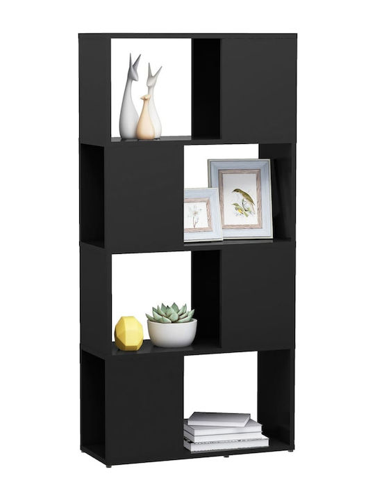 Bookcase Grey 60x24x124.5cm