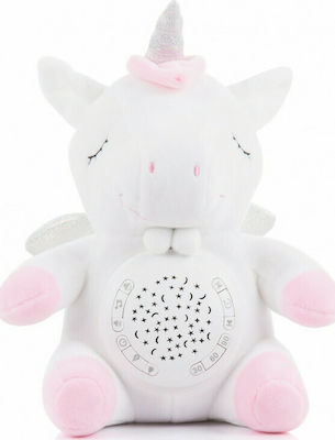 Chipolino Sleep Toy Unicorn made of Fabric with Music and Light for 0++ Months