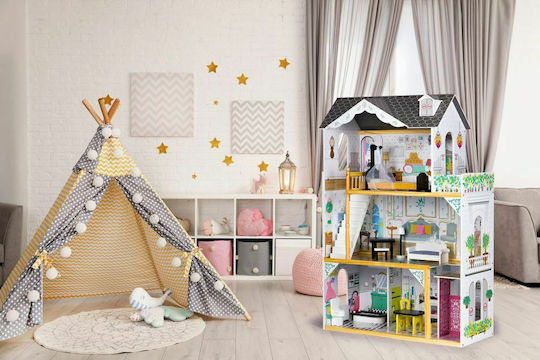 Ecotoys Ξύλινο Κουκλόσπιτο