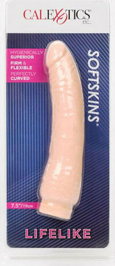 Calexotics SoftSkins Veined Dildo Реалистично дилдо Телесен 19см