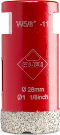 Rubi Diamond Broach Cutter Set Dry Cutting with Diameter 28mm for Tile