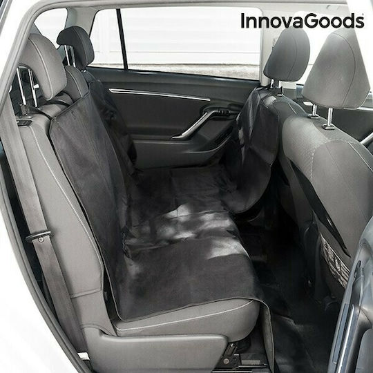 InnovaGoods Waterproof Seat Cover Car for Dog Protective Cover for Pets Black