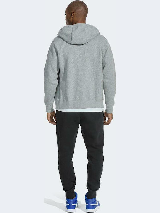 Club Cardigan with Hood Gray