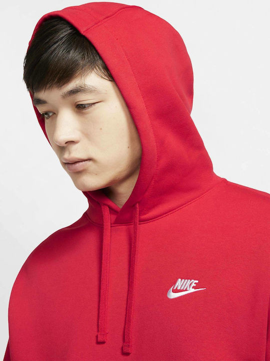 Club Sweatshirt mit Kapuze Rot