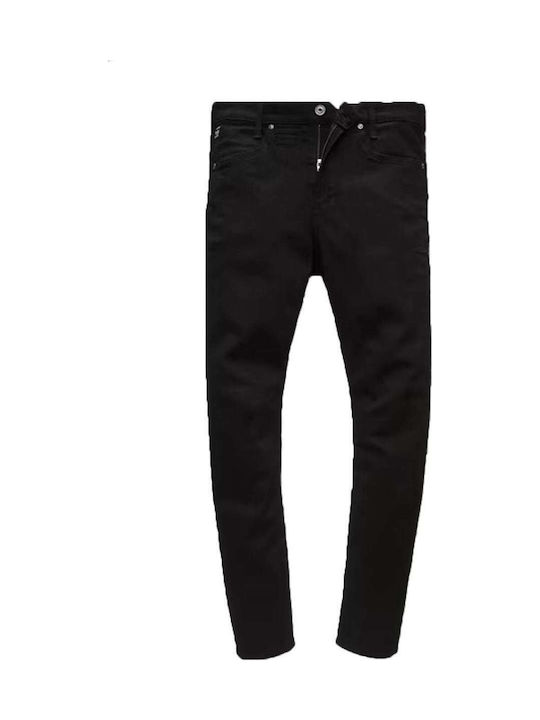 D-staq 3d Men's Jeans Pants Elastic with Slim Fit Black