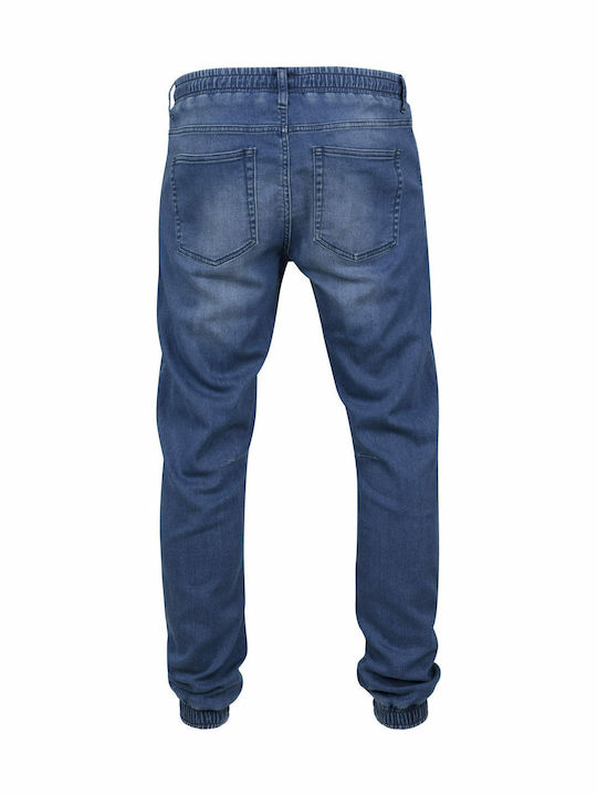 Pantaloni Jeans pentru Bărbați cu Croială Regular Albastru spălat