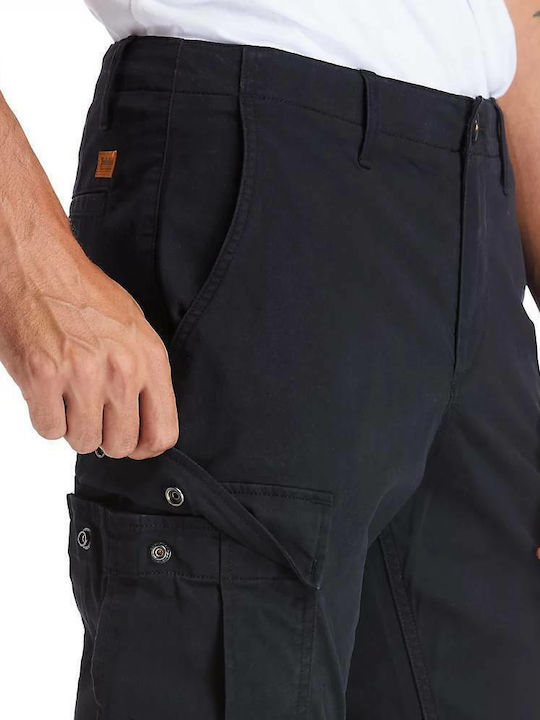 Hose Cargo Elastisch Schwarz