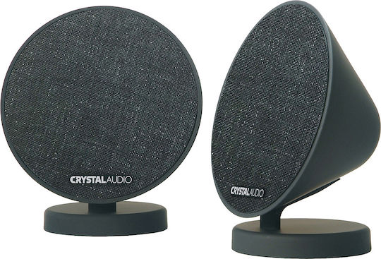 Crystal Audio Sonar Duo Ηχείο Bluetooth 10W με Διάρκεια Μπαταρίας έως 8 ώρες Μαύρο