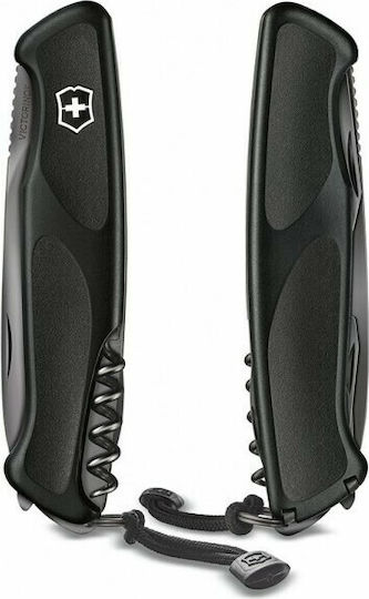 Victorinox Ranger Grip 55 Cuțit Elvețian 12 Instrumente Onyx Negru