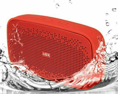 LKER LKS1 Bluetooth говорител 12W с време на работа до 10 часа Червен