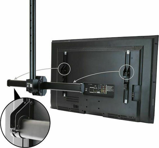 StarTech S7742500 Βάση Τηλεόρασης Οροφής με Βραχίονα έως 70" και 50kg