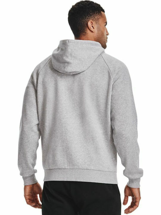 Rival Cardigan With Hood Light Gray