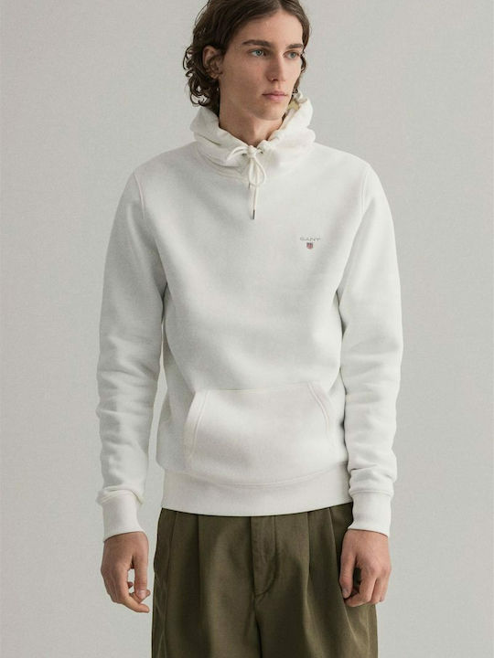 Sweatshirt with Hood White