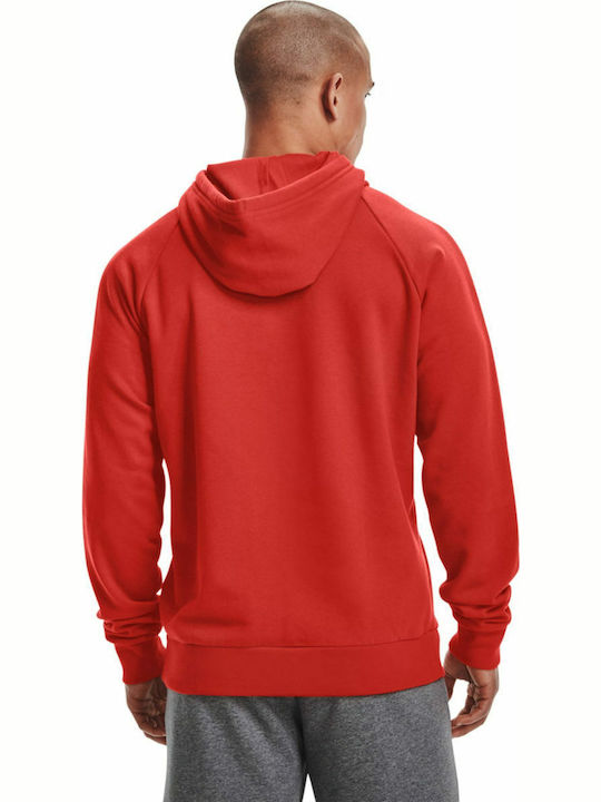 Rival Big Men's Sweatshirt with Hood Red