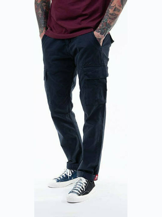 Agent Trousers Cargo in Slim Fit Blue