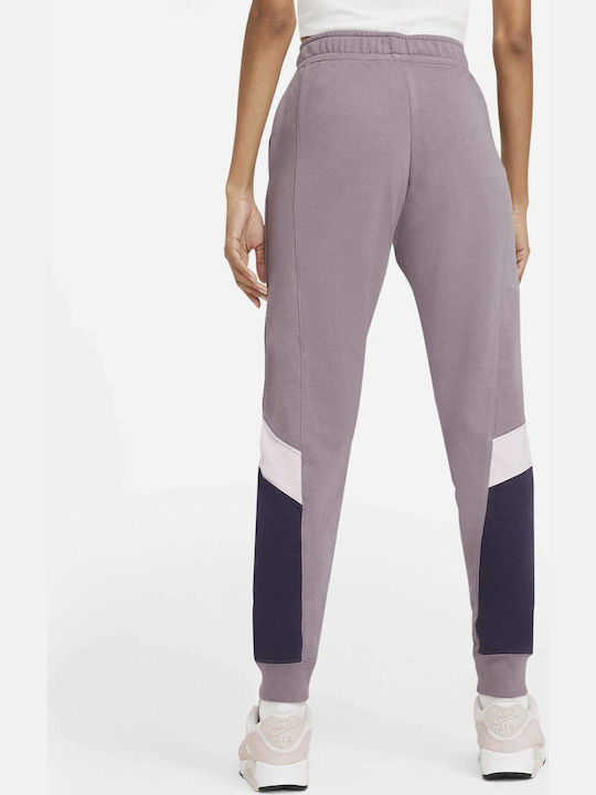 Nike Sportswear Παντελόνι Γυναικείας Φόρμας με Λάστιχο Μωβ