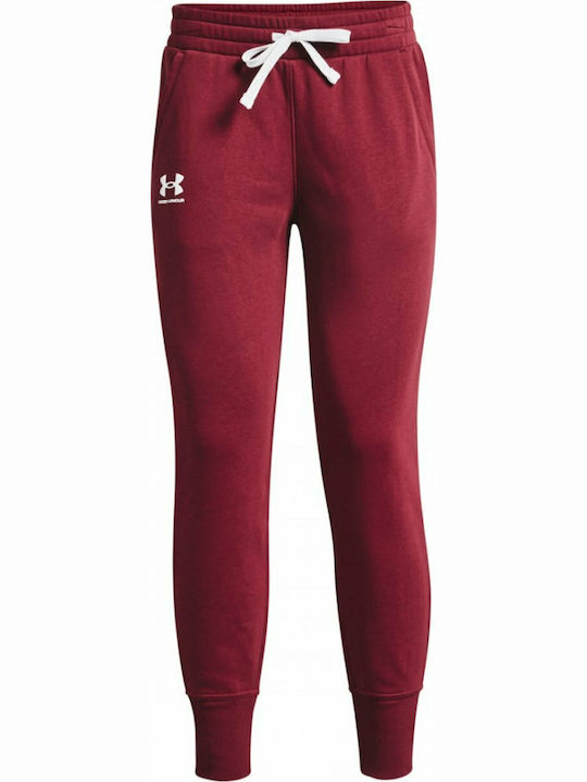 Rival Sweatpants Jogger Fleece Burgundy
